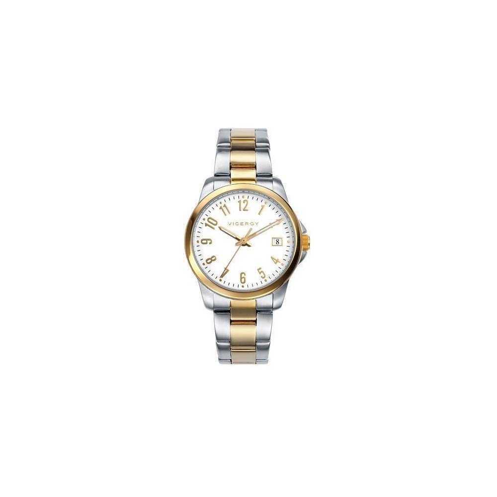 432208-95 - Reloj Viceroy de Mujer.  Esfera redonda de color blanco 