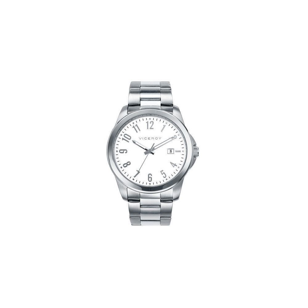 432215-05 - Reloj Viceroy de Hombre. Esfera redonda de color blanco 