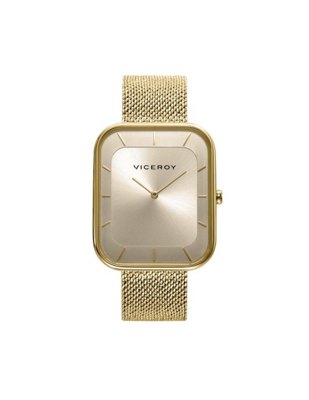 Reloj Viceroy mujer color oro rectangular 33x40 mm ❤️