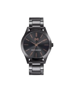 Reloj acero negro Mark Maddox Hombre  MARAIS esfera negra✅