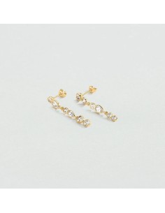 2380606-137-TU - Pendientes largos CANDY Cristal Dorado – Agatha Paris