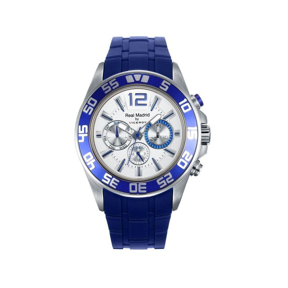 432859-05 - Reloj Viceroy colección REAL MADRID 2012 de Hombre. Esfera Redonda de color Bl