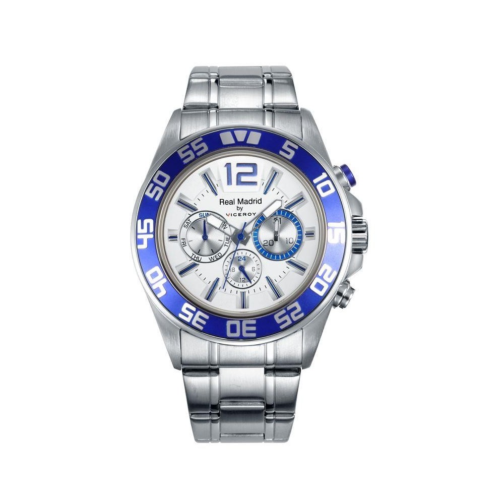 432861-05 - Reloj Viceroy colección REAL MADRID 2012 de Hombre. Caja de acero. Brazalete d