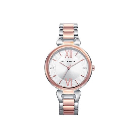 461068-93 - reloj acero y ip rosa brazalete sra chic va