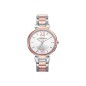 461068-93 - reloj acero y ip rosa brazalete sra chic va