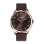 46509-45 - Reloj Viceroy de Hombre. Esfera Redonda de color Marrón. Caja de acero e Ip rosa