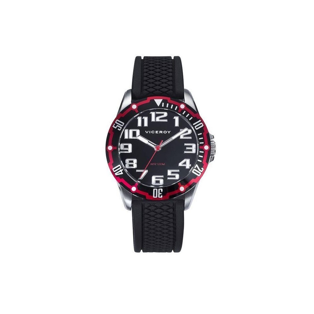 46573-55 - Reloj Viceroy Comunión para niño . Correa de piel de color negro.