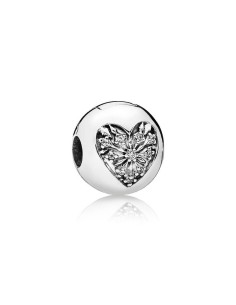 796388CZ - Clip Corazón de Invierno de plata