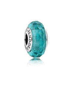 791655 - Charm Pandora Cristal murano facetado verde-azulado 2