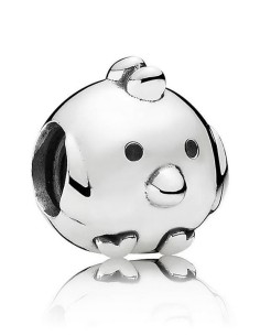 791743 - Charm Pandora. Pollito en plata de ley.