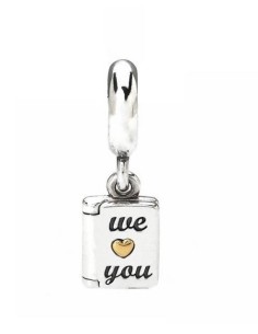 791532 - Charm Pandora de plata y oro. Tarjeta de Madre.