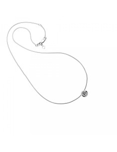 1310061098 - Colgante Diamonfire plata 1 Zirconia 5,65 mm + cadena plata