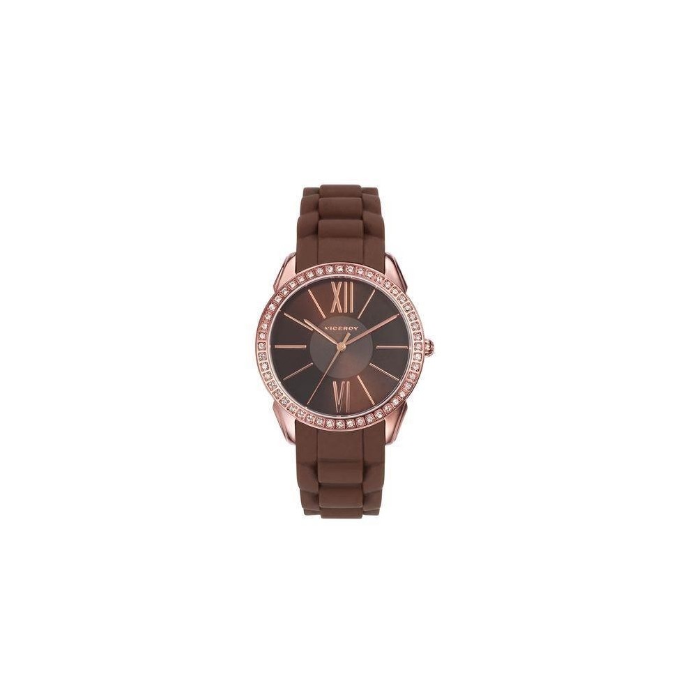 46852-43 - Reloj Viceroy de Mujer. Esfera redonda de color marron 