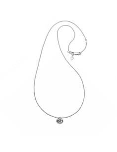 1310031582 - Colgante Diamonfire plata 1 Zirconia 8 mm + cadena plata