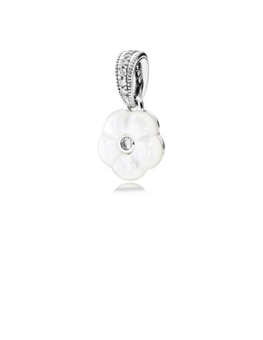 390386MOP - Colgante con circonitas Flor Luminosa