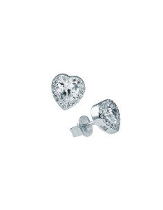6214641082 - Pendientes Diamonfire circonita forma corazon 2