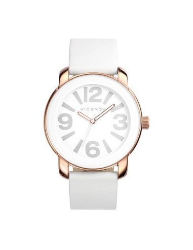 40718-05 - Reloj Viceroy de Mujer. Esfera redonda de color blanco 
