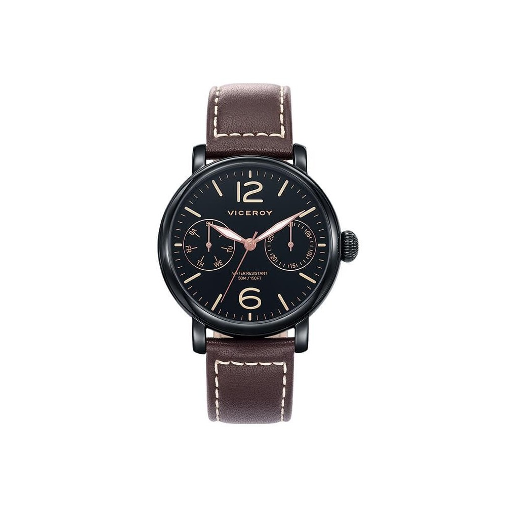 471047-55 - Reloj Viceroy de Hombre Correa de piel marron  471047-55.   