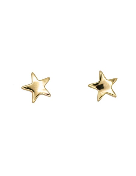 ARESF466-074/A - Pendientes de oro en forma de estrella.