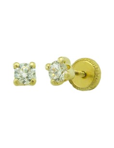 RR-4347 - Pendientes  con circonita engastado 2