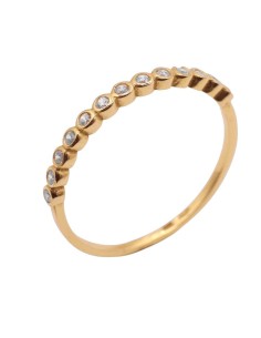 VI-00765 - Anillo de oro 18k con circonitas