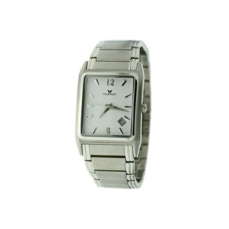 47515-05 - Reloj hombre VICEROY acero. Calendario y segundero.