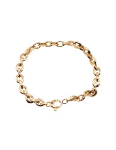 Pulsera oro 18k de eslabones con cierre mosquetón ❤️