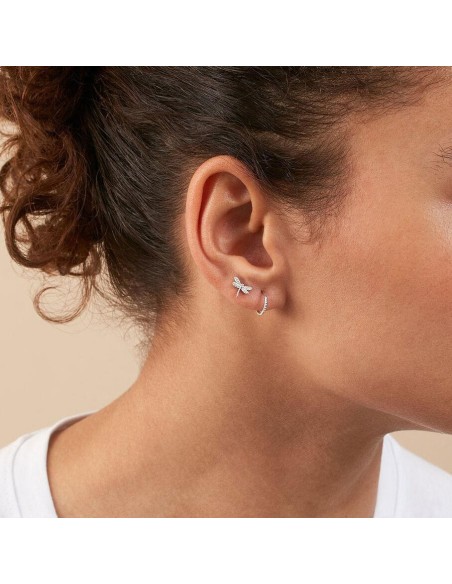 2320981-136-TU - Piercing mini TINY - Cristal / Plateado