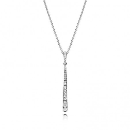 Collar Estrella Fugaz de plata con cadena 60 cm