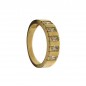 136680 - Anillo de oro amarillo con 5 circonitas talla baguette