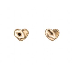 RR-4295 - Pendientes de oro en forma de corazón